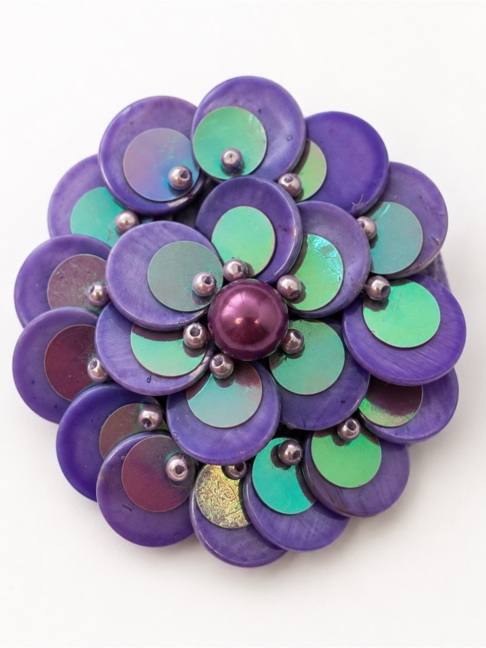 Vintage Purple Statement Brooch